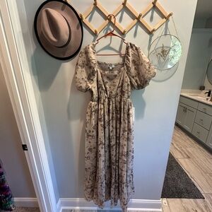 Worth collective puff sleeve dress